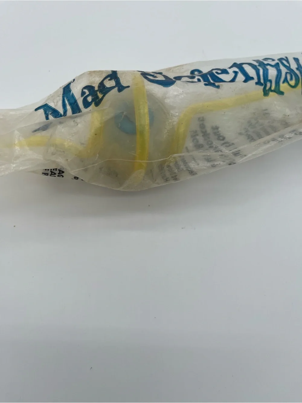 Vintage 1990's Taco Bell Floating Eyeball Crazy Straw Mad scientist Eye